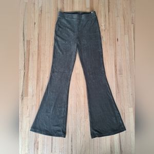 Aerie Groove-On Velour High Waisted Flare Pant